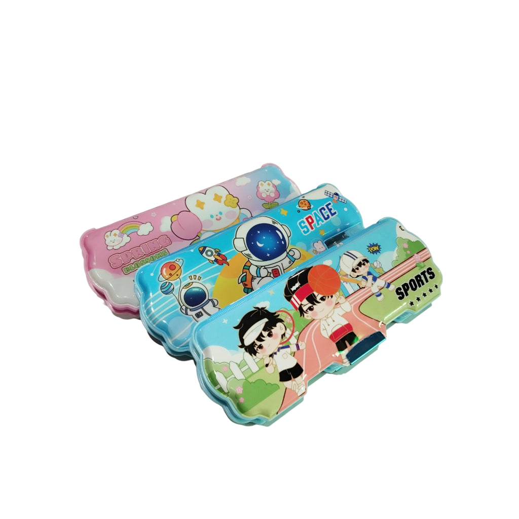 Buy Cartoon Magnetic Geometry Box With Dual Sharpener Online Pakistan