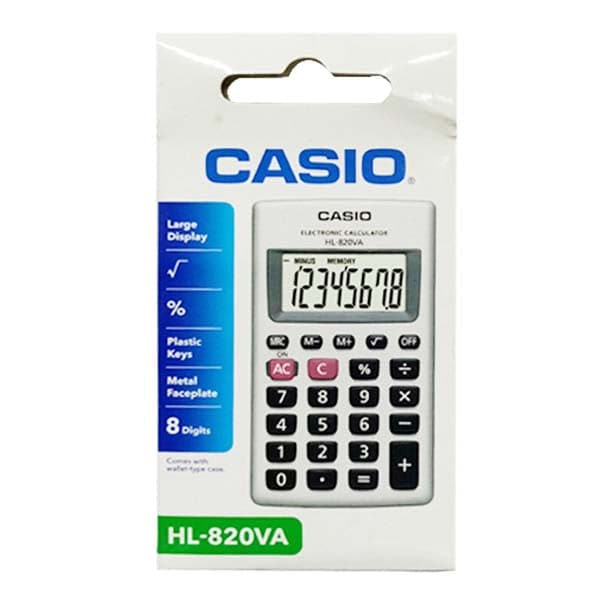 Casio Original Calculator HL-820 VA
