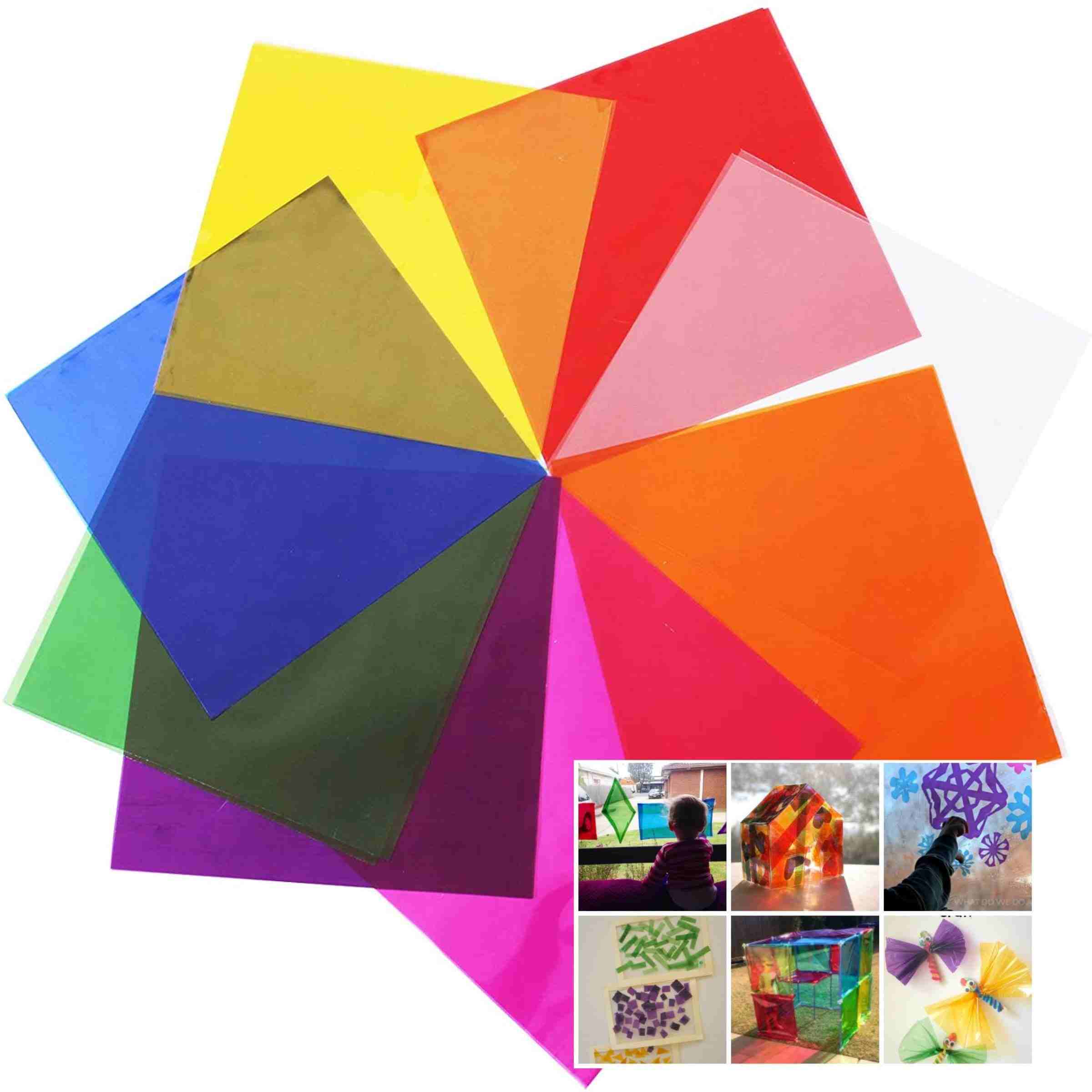 Cellophane Paper Sheet Mixed Color