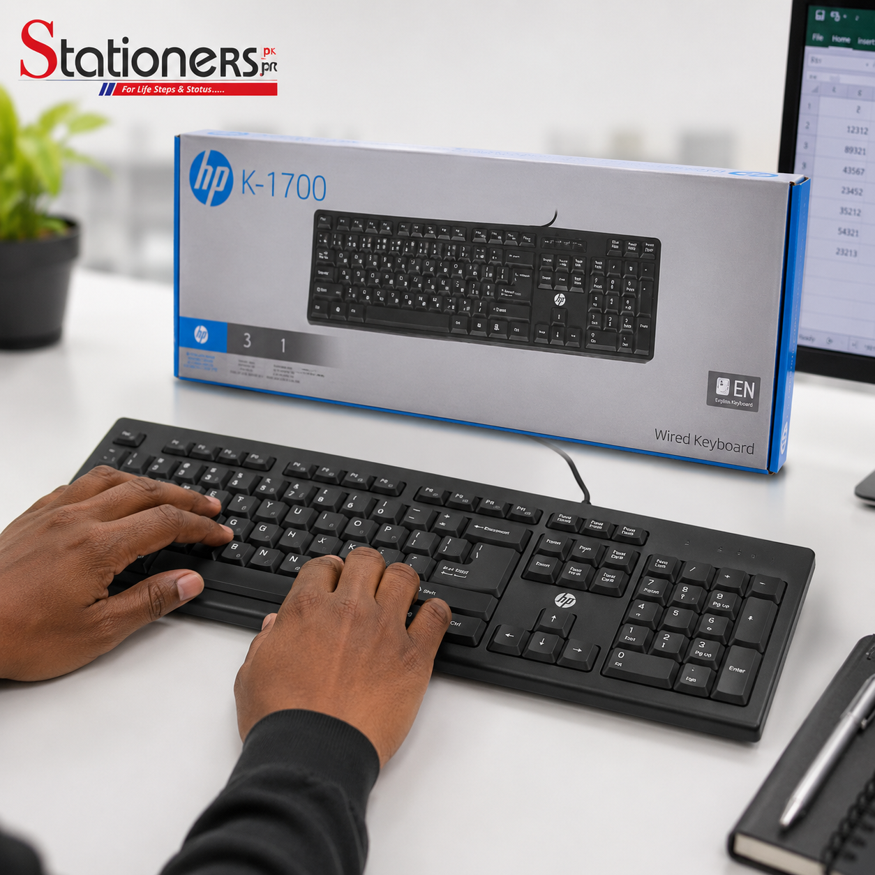 HP K-1700 Wired Keyboard  | Original