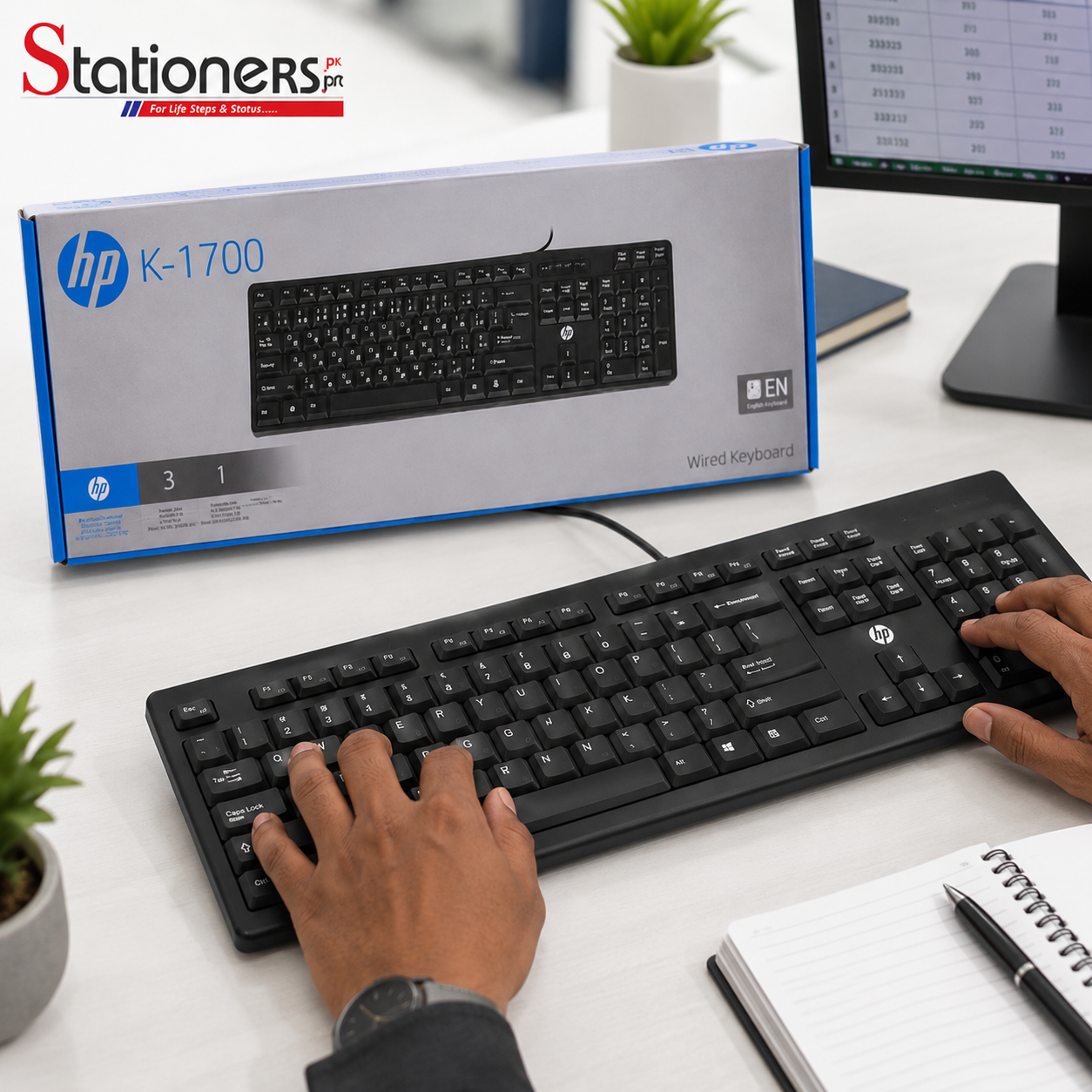 HP K-1700 Wired Keyboard  | Original