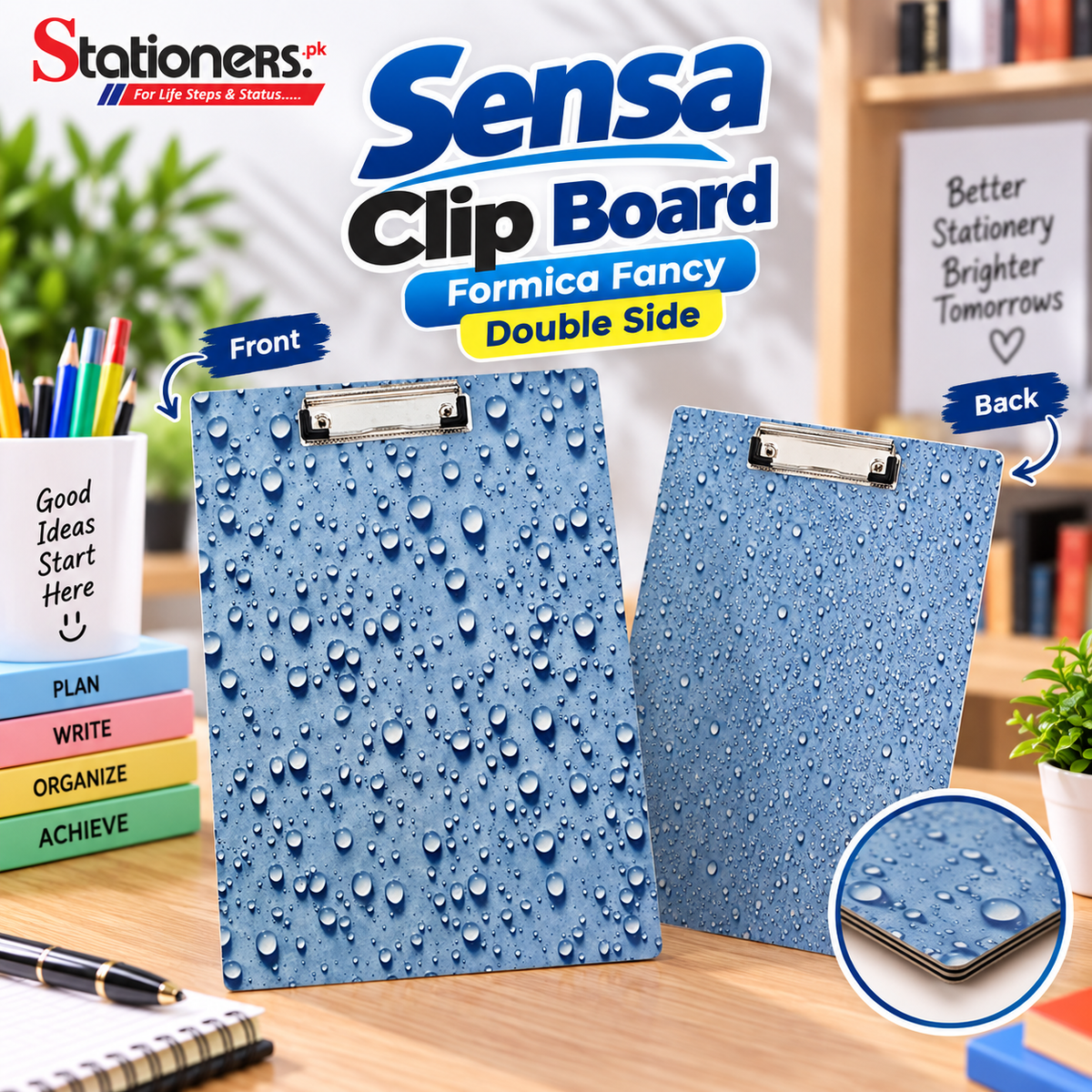 Clip Board Formica Fancy Double Side