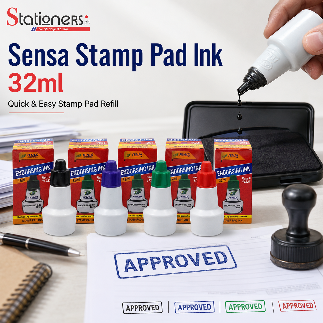 Sensa Stamp Pad Ink 32ml 1pc
