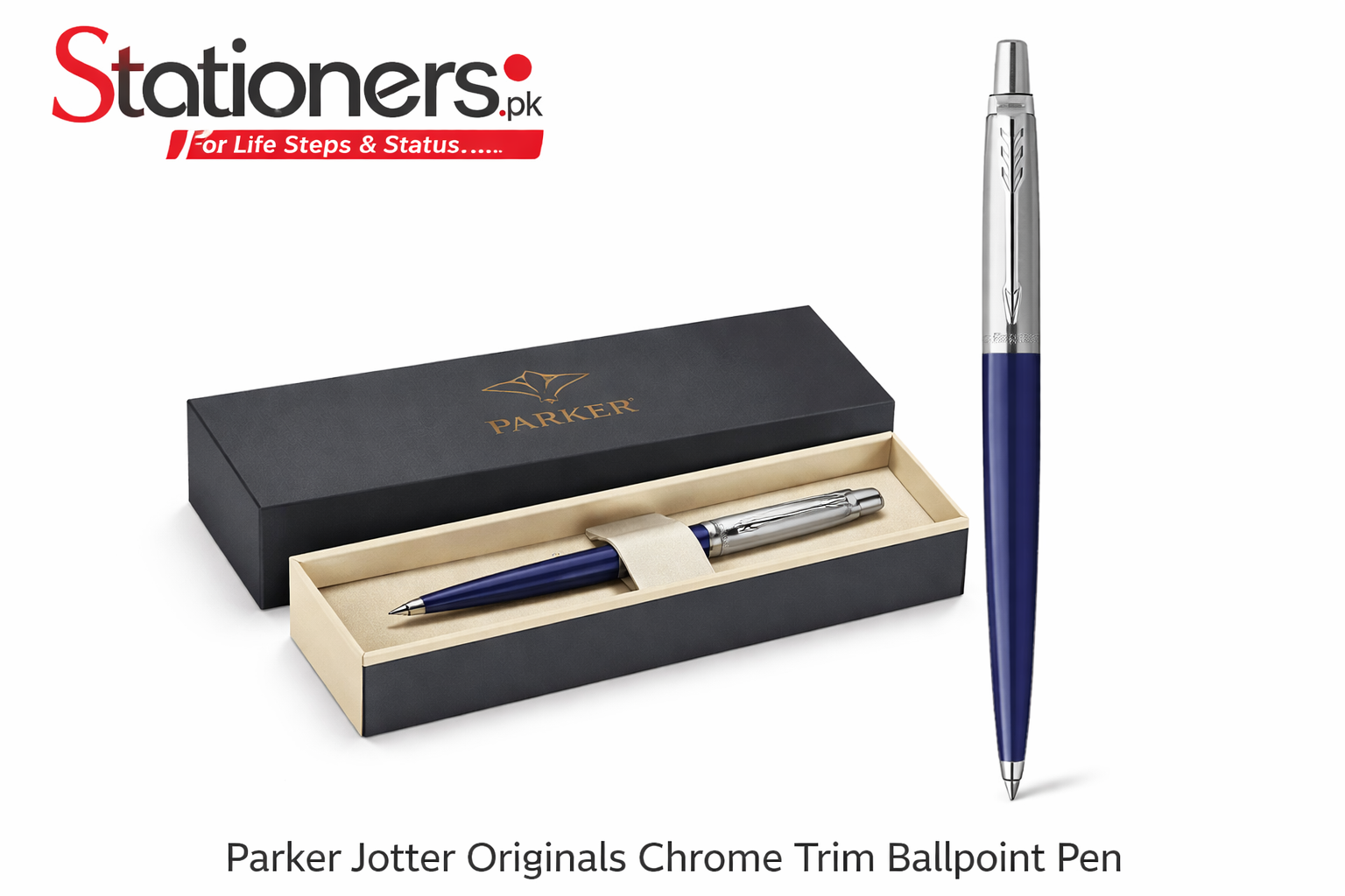 Parker Jotter Originals Chrome Trim Ballpoint Pen
