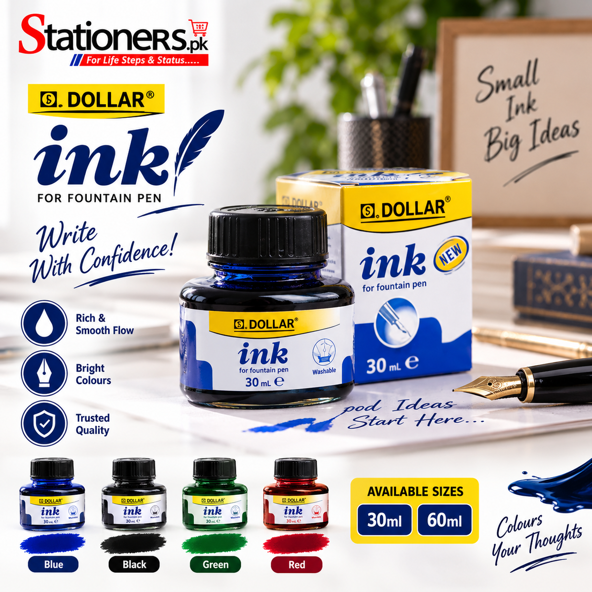 Dollar Fountain Pen Ink