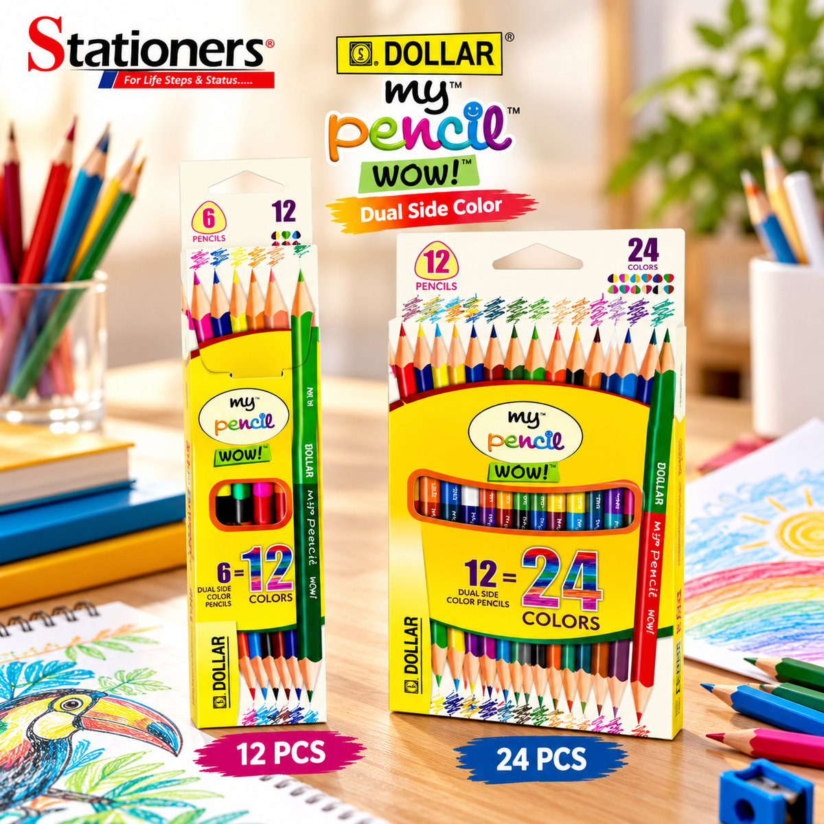 Dollar My Color Pencil Dual Side Color