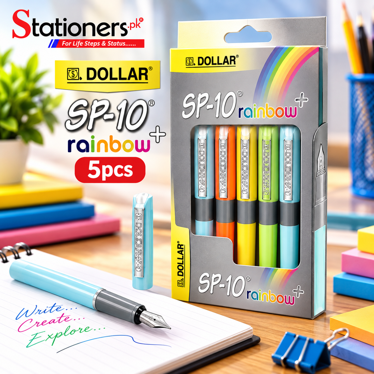Dollar Fountain Pen Sp-10 (5pcs)