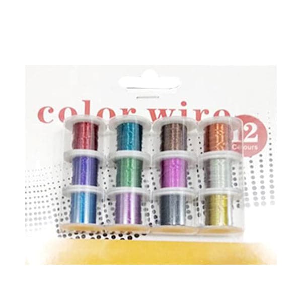 Color Wire 12 pcs/pkt Mix Colored (Metal)