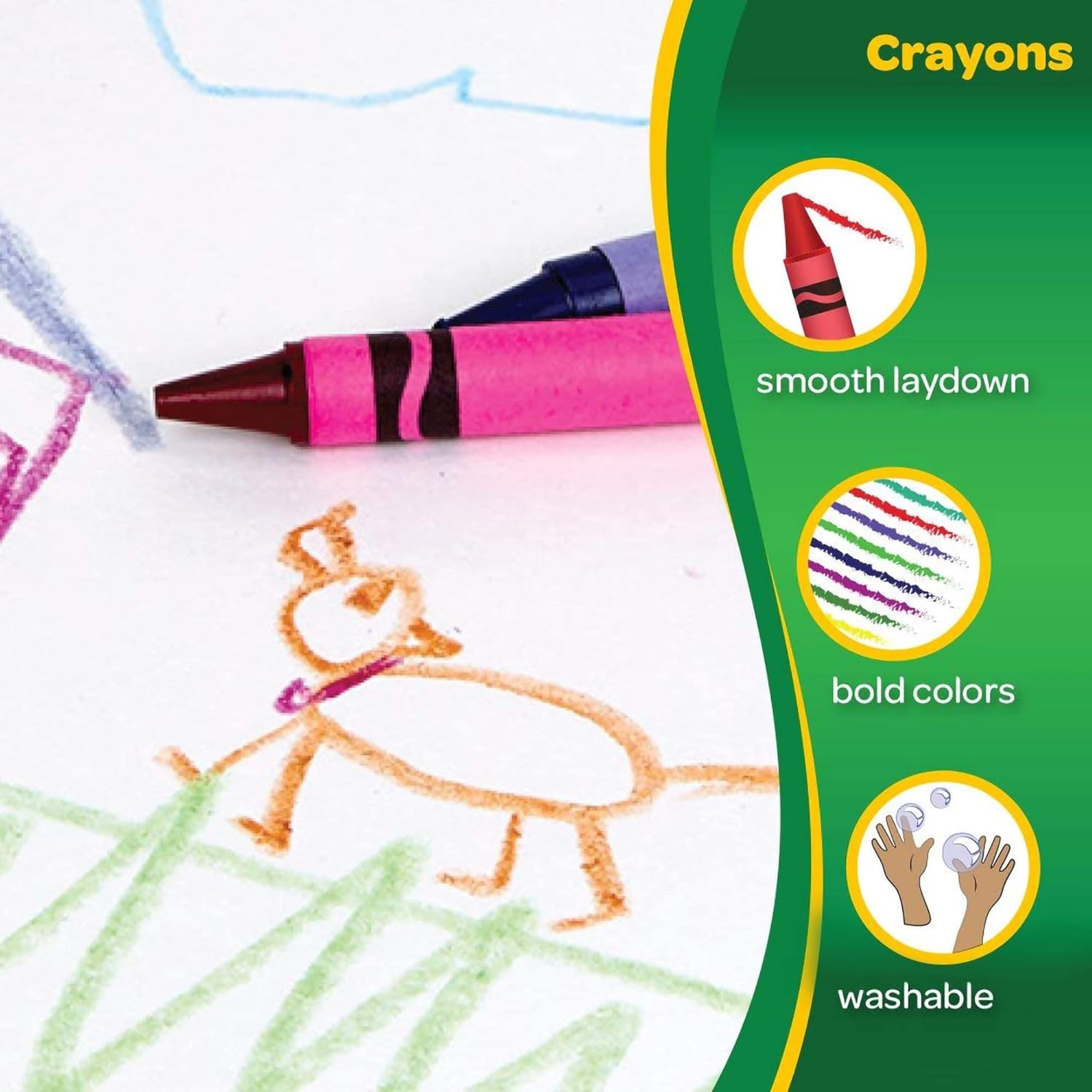 Crayola Classic Color Crayons Set of 16 523016