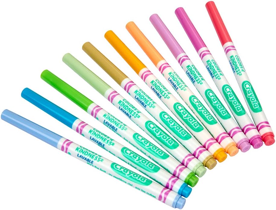 Crayola Colors of Kindness Washable Markers Pack of 10 587807