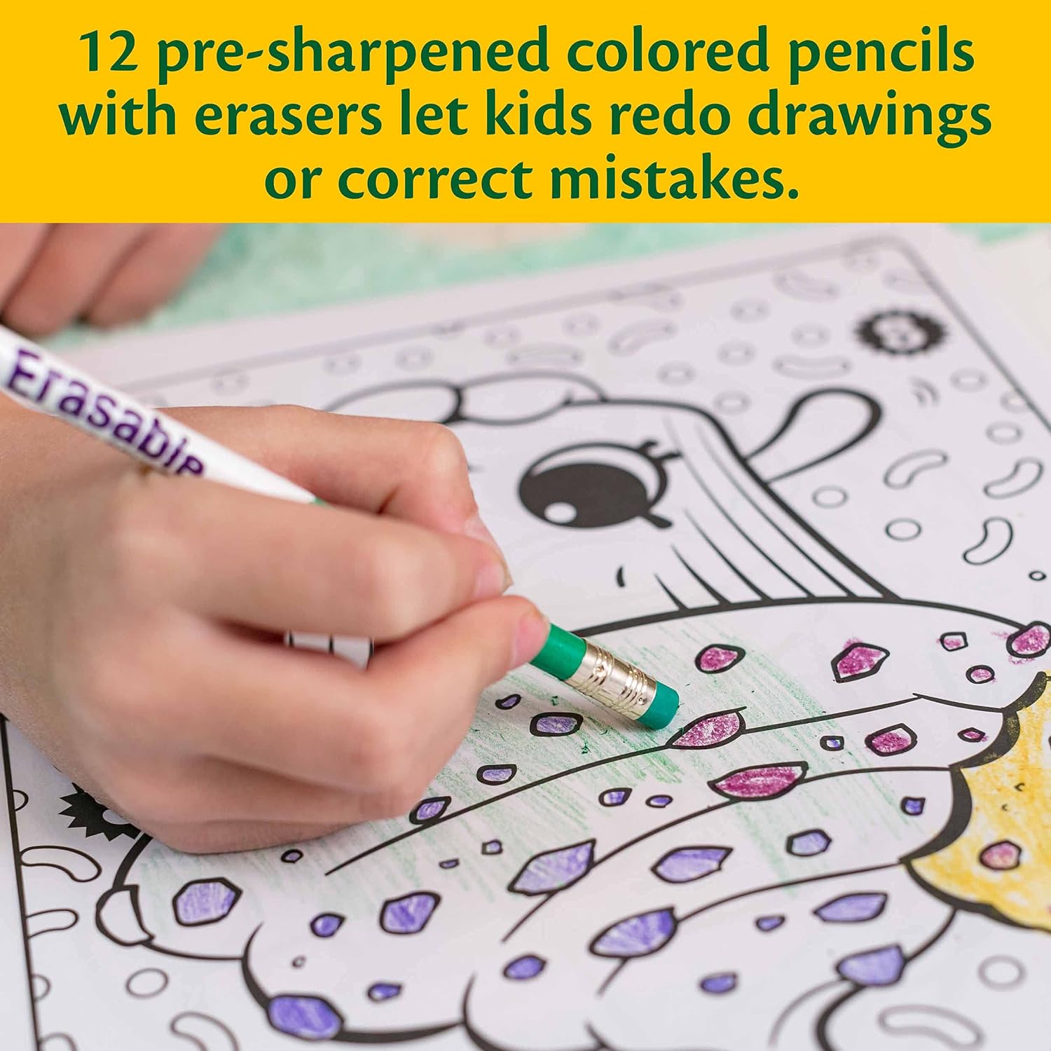 Crayola Erasable Colored Pencils Pack of 12 684412