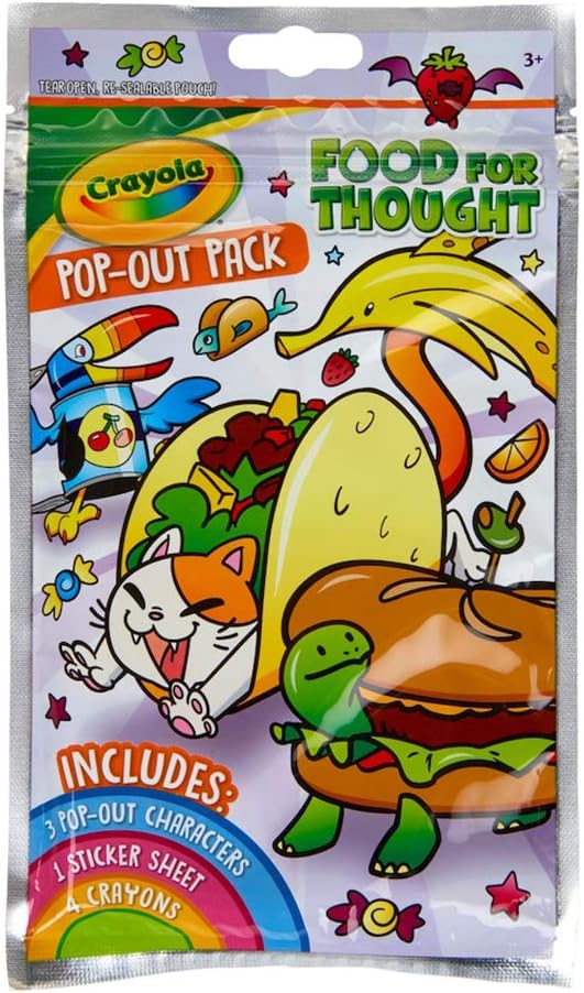 Crayola  Food for Thought Pop-Out Pack 040926