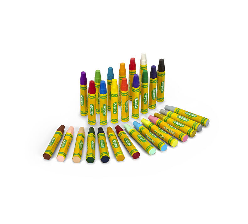 Crayola Hexagonal Non-Toxic Jumbo Oil Pastel Pack of 28 524628
