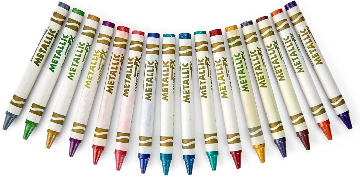 Crayola Metallic Color FX Crayons Pack of 16 528816