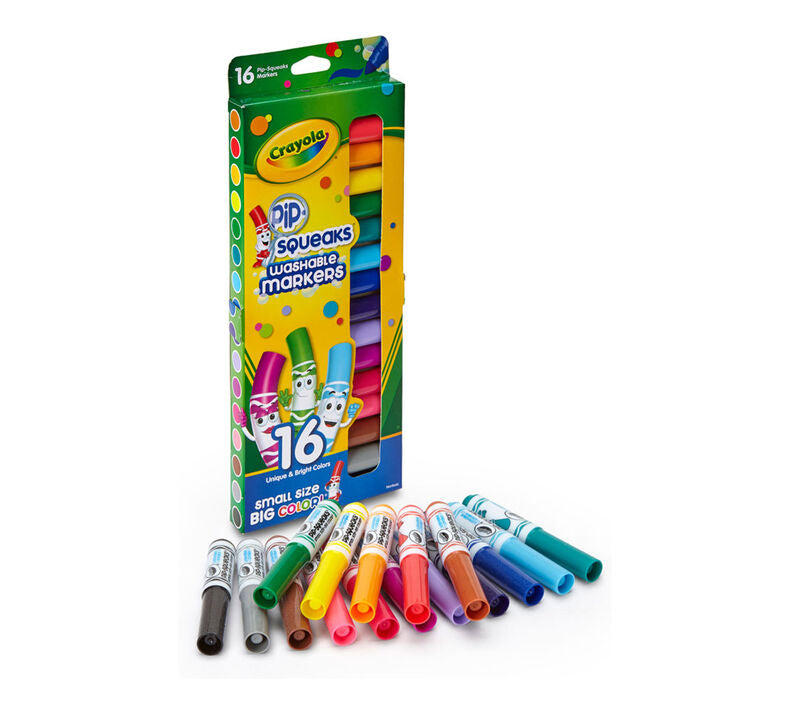 Crayola Pip-Squeaks Washable Markers Pack of 16 588703