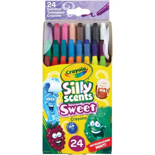 Crayola Silly Scents Mini Twistables Crayons Pack of 24 529624