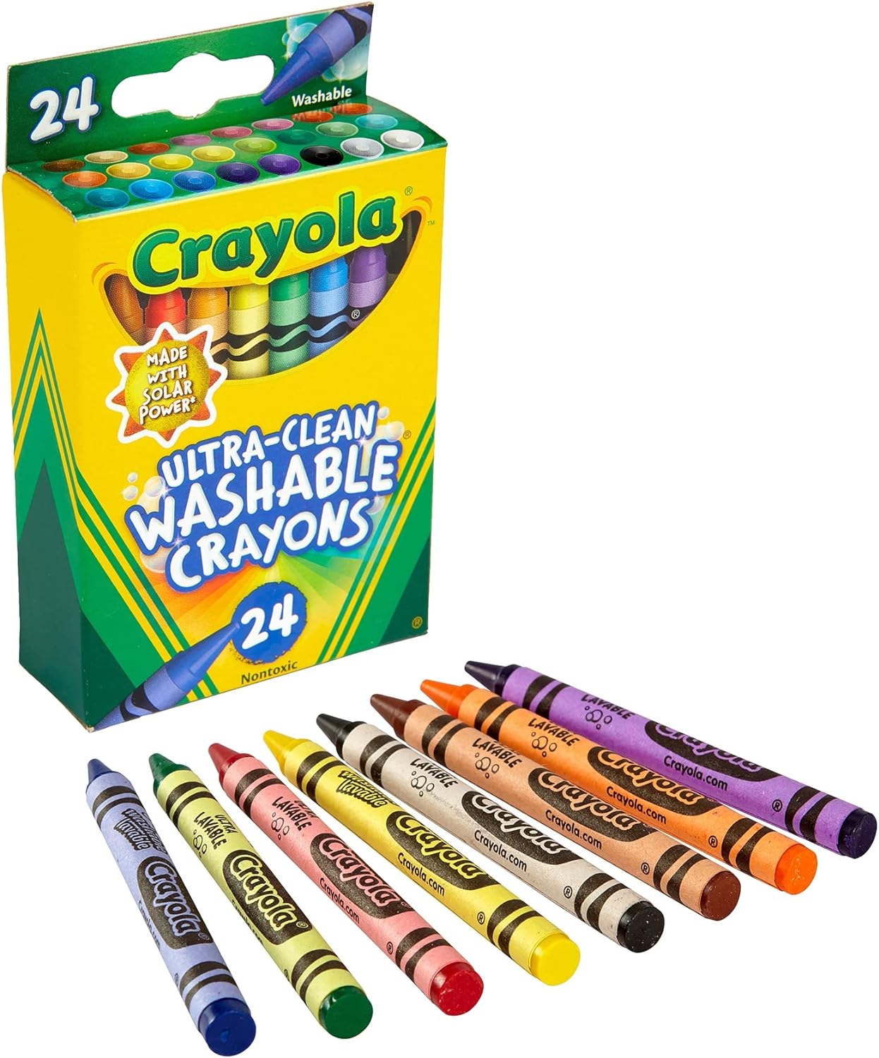 Crayola Ultra-Clean Washable Crayons Pack of 24 526924