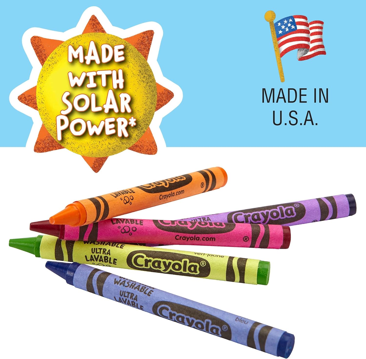 Crayola Ultra-Clean Washable Crayons Pack of 24 526924