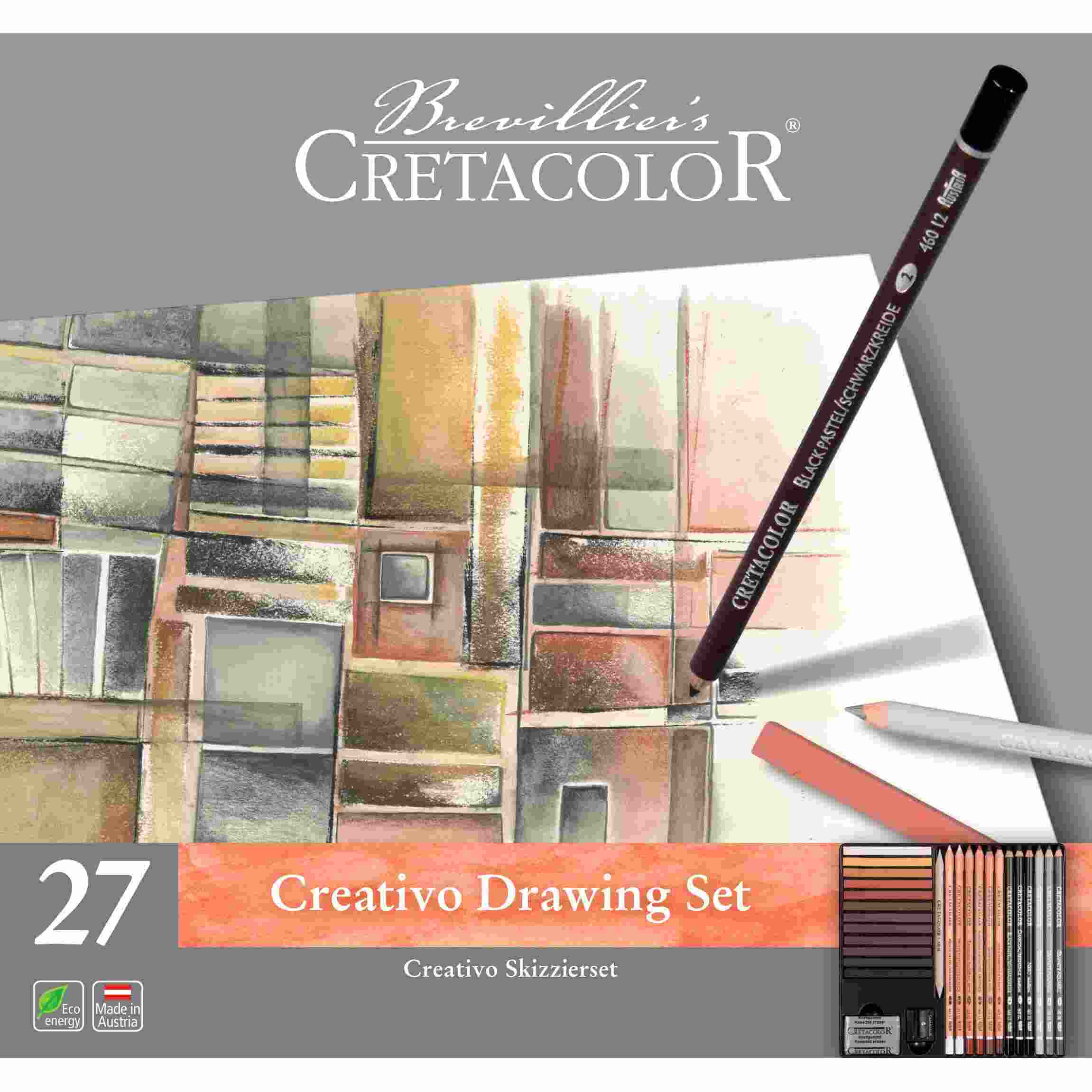 Cretacolor Creativo Artist's Drawing Set 27pcs