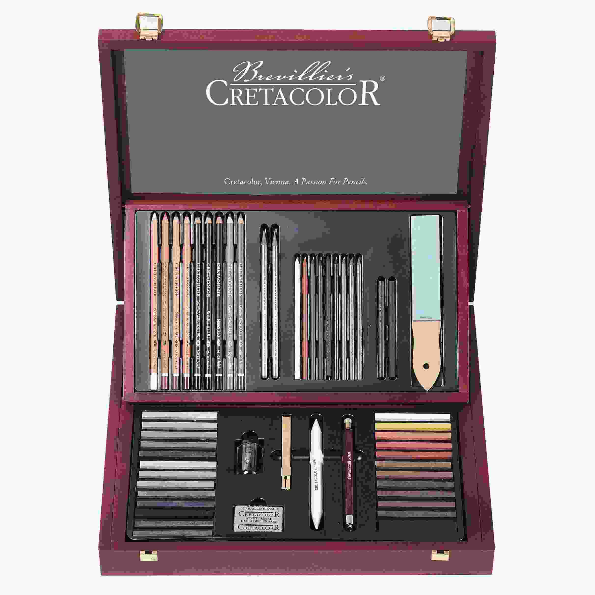 Cretacolor Wooden Selection Professional Drawing Set of 52