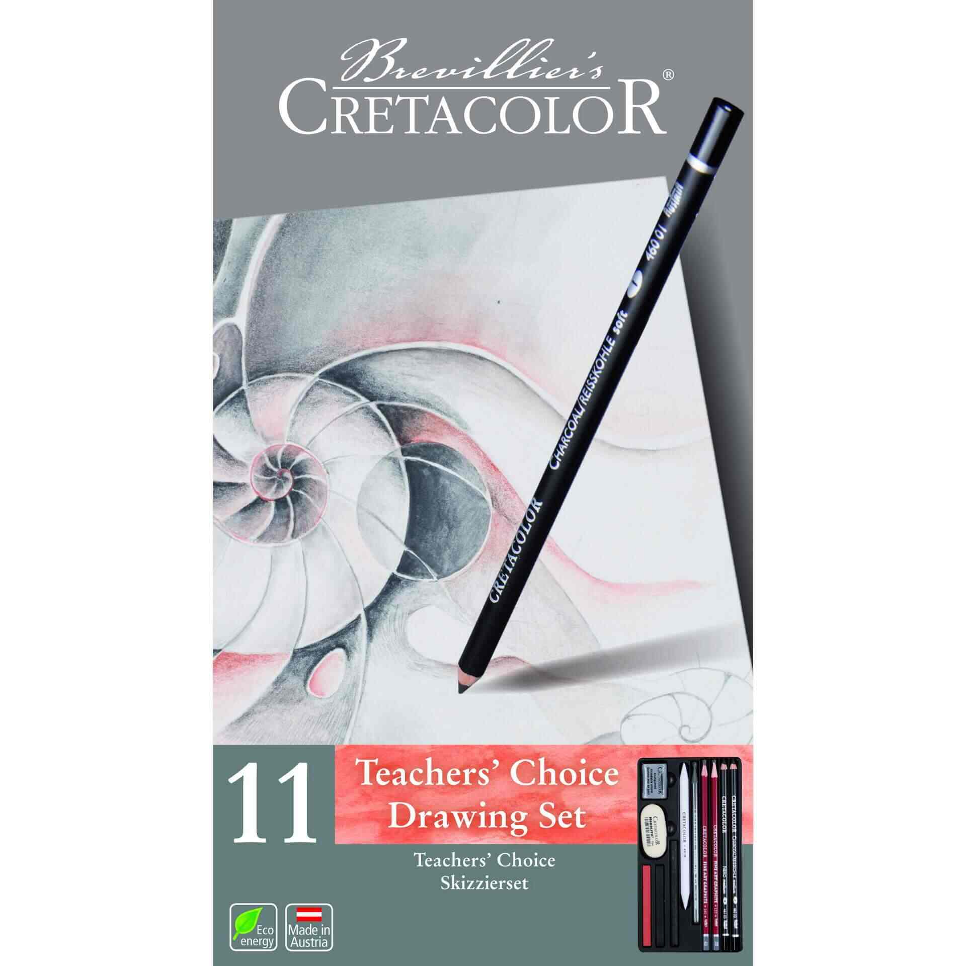 Cretacolor Teachers Choice Drawing Set Of 11