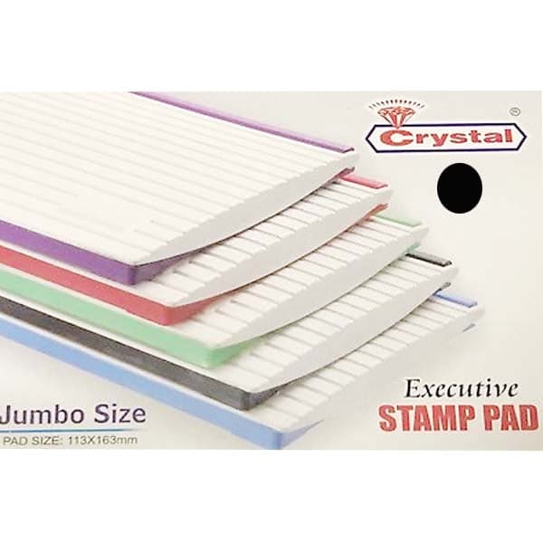 Crystal Executive Stamp Pad Jumbo Size