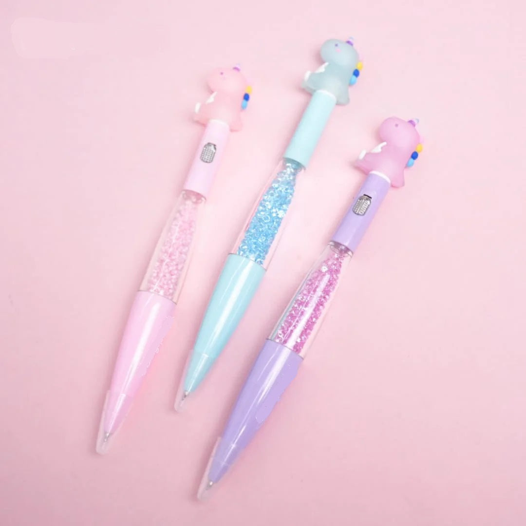 Crystal Unicorn Light Gel Pen