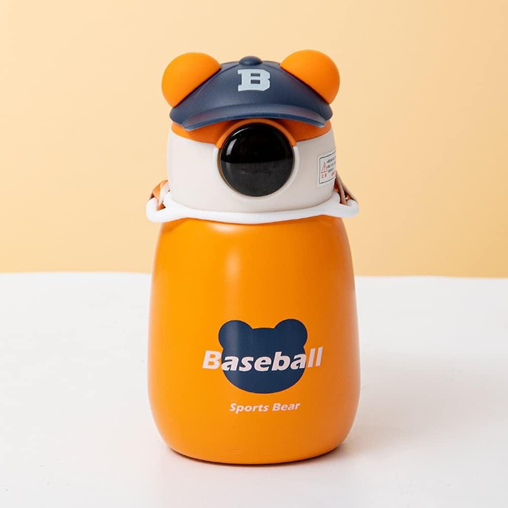 Cute Bear Portable Water Bottle with Adjustable Strap 650ml