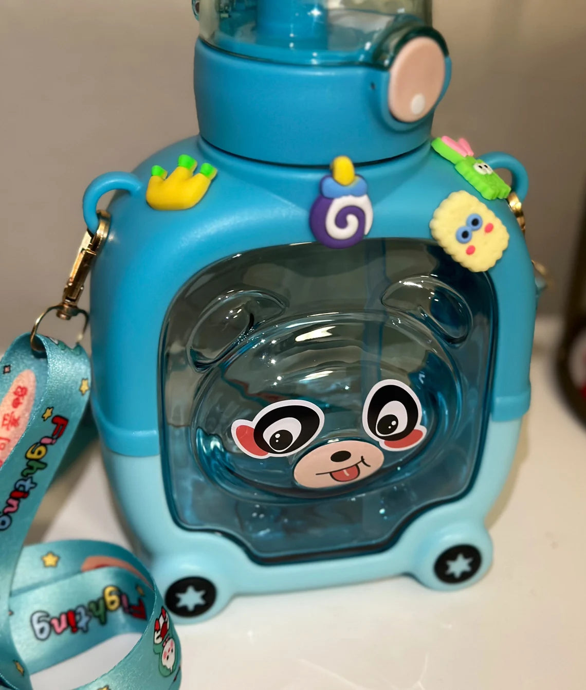 Cute Bear Water Bottle for Kids 1000ml