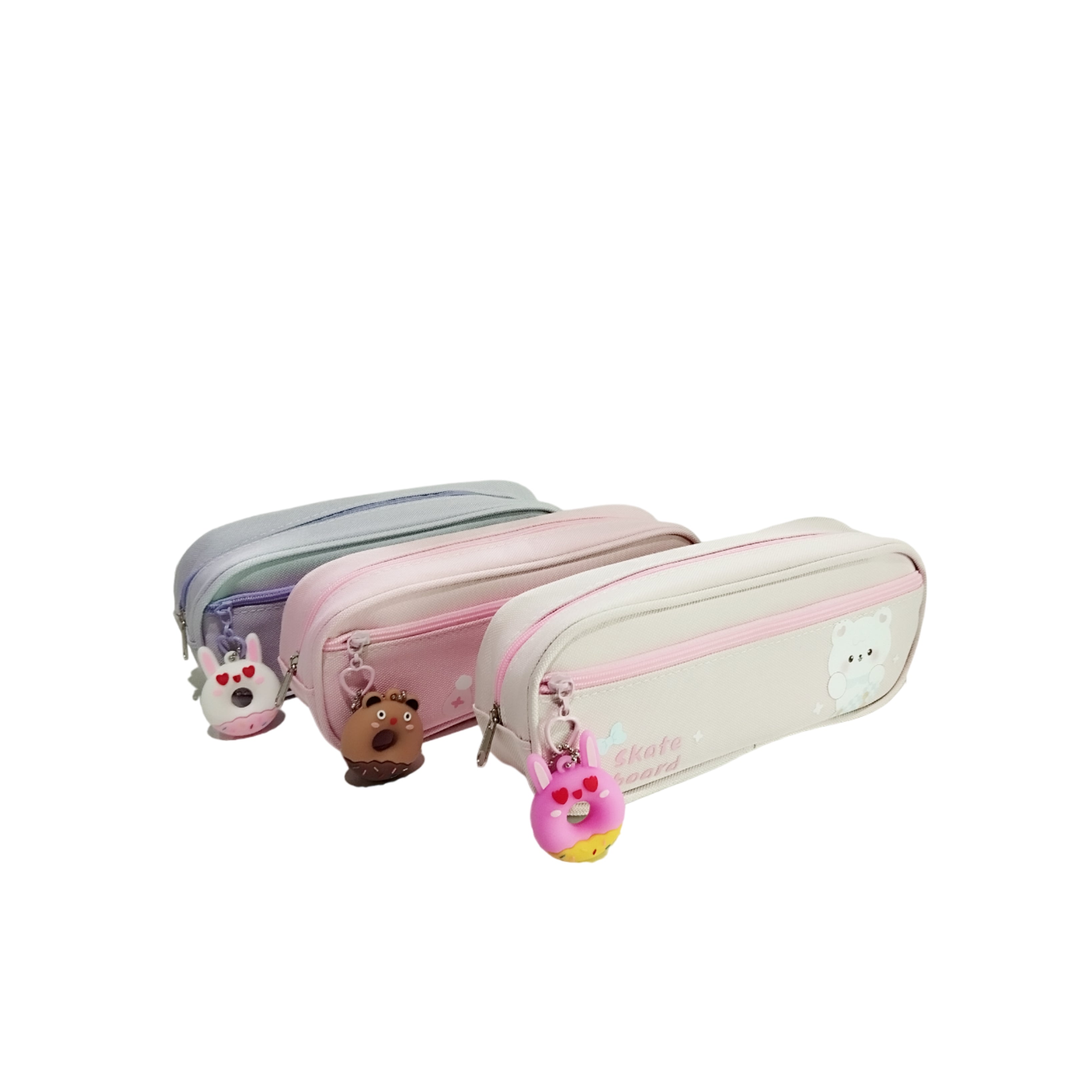 Cute Cartoon Bunny Pencil Pouch for Kids