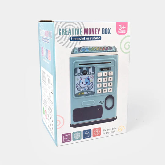 Kids' Money Box – Password & Fingerprint Save Safe
