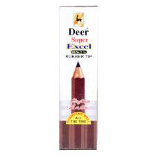 Deer Super Excel Lead Pencil With Eraser Pack of 12