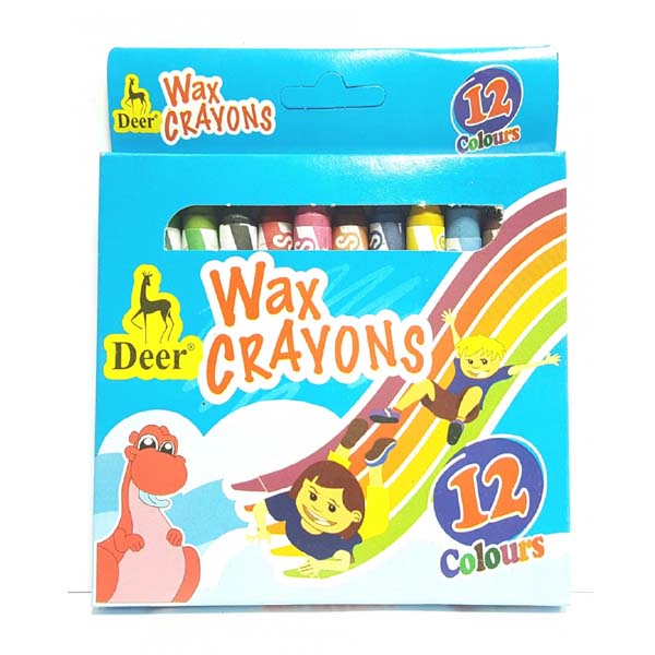 Deer Wax Crayons Pack of 12