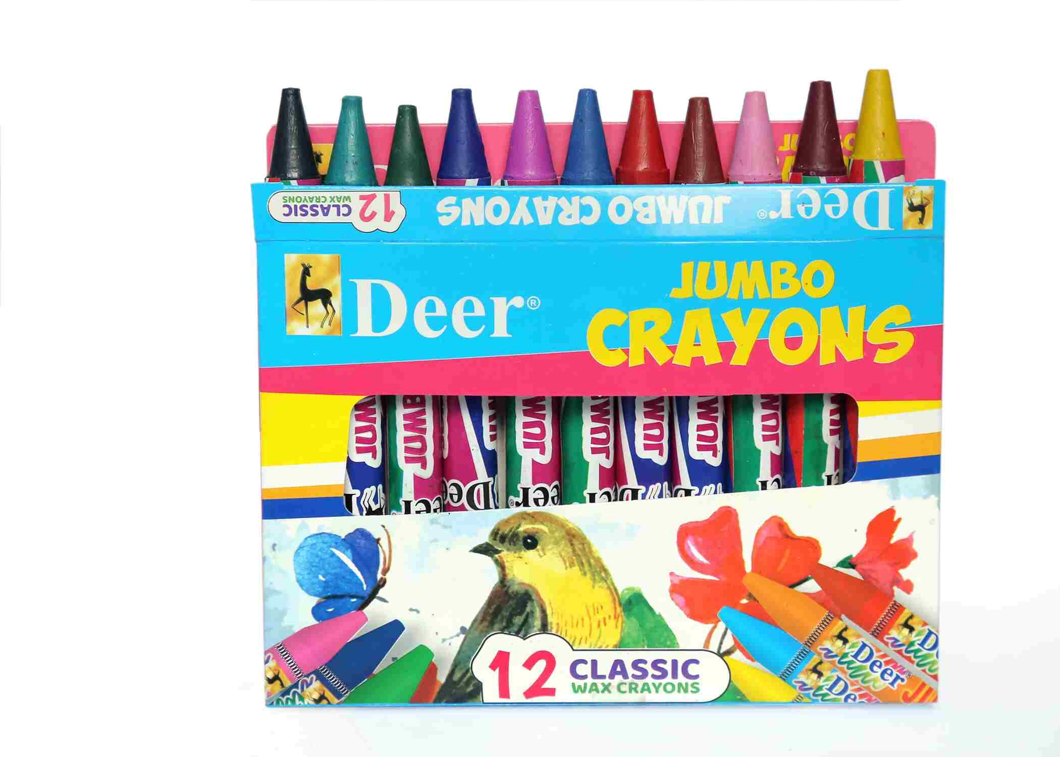 Deer Wax  Jumbo Crayons