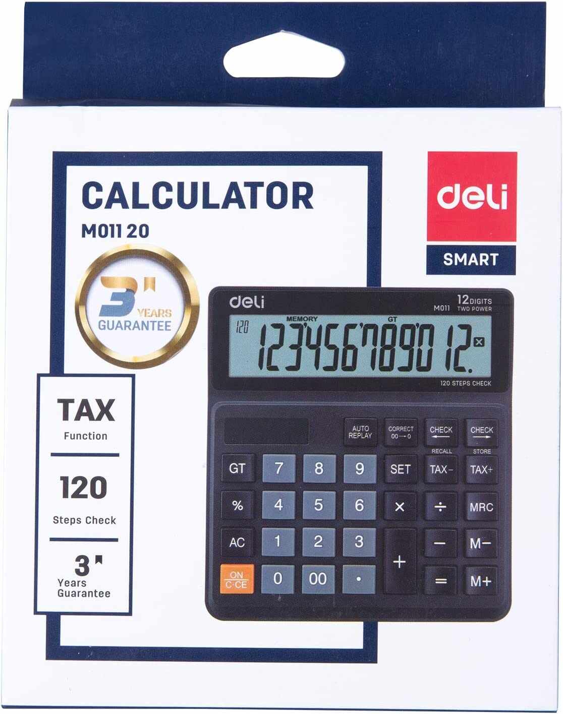 Deli 12 Digits Desktop Calculator EM01120