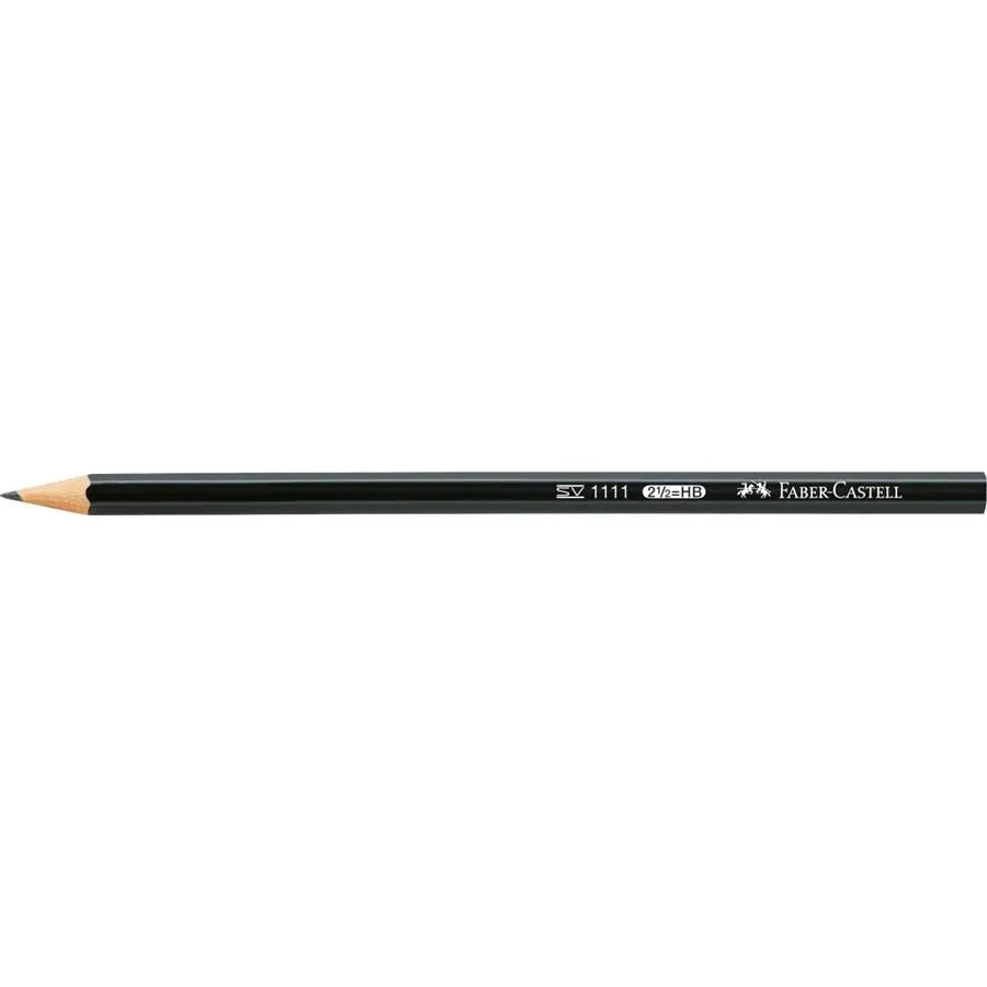 Faber Castell Black Matt Graphite Pencil HB 1111 Pack of 12