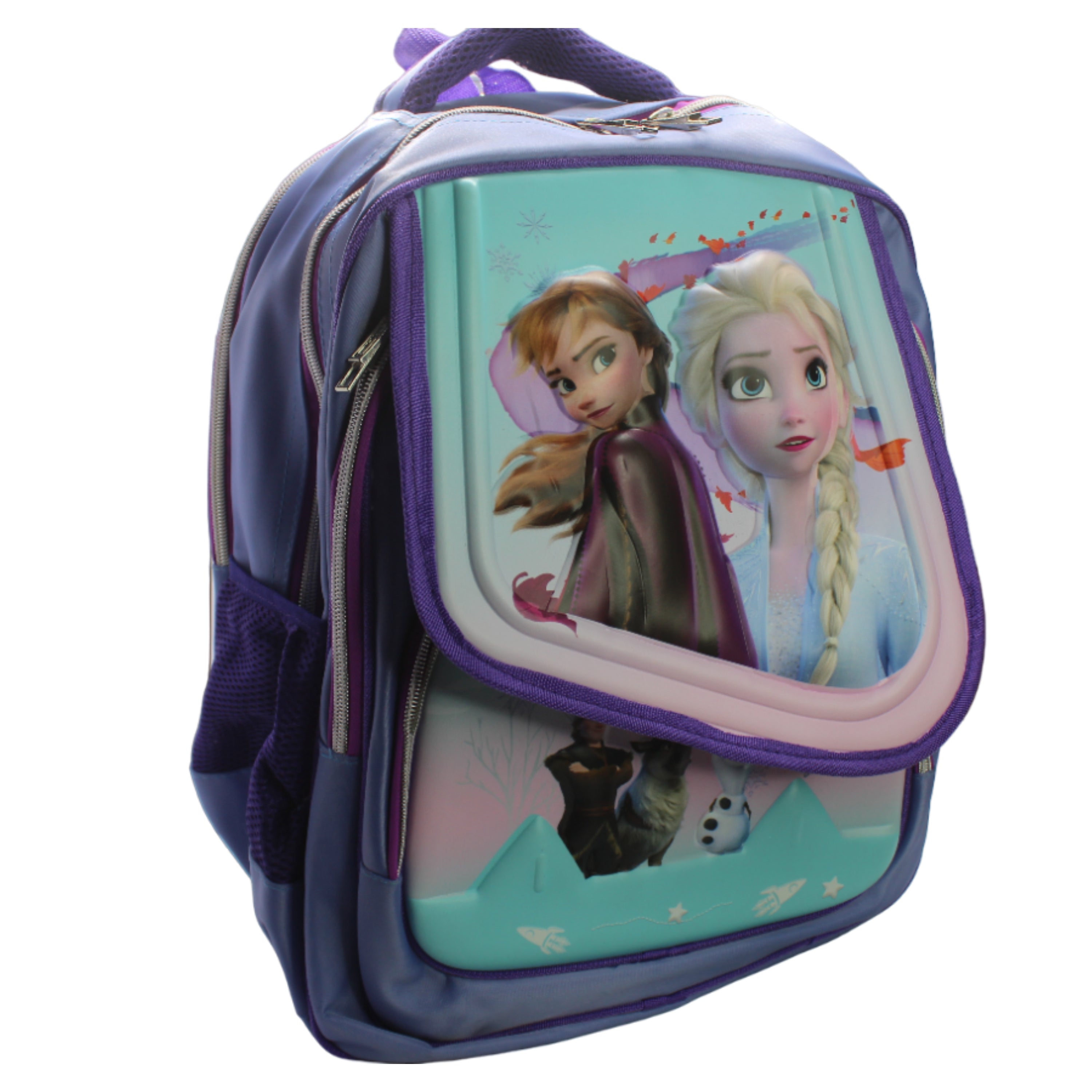 Frozen Flap School Bag for Girls Class 4 to 8
