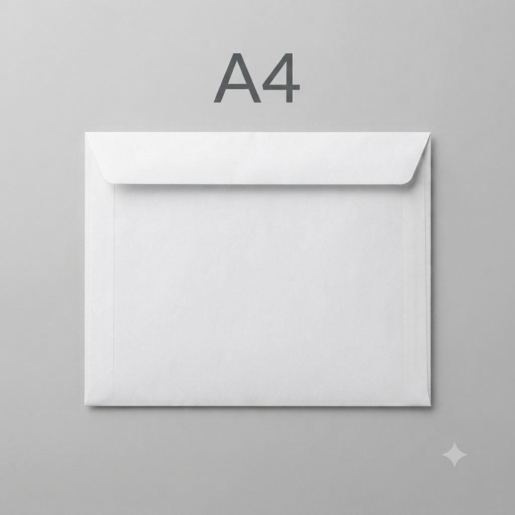 Paper Envelope White 80gm (Multiple Sizes Available)