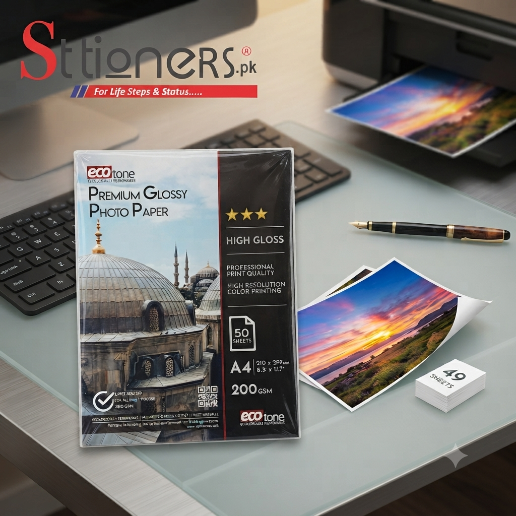 Ecotone Glossy Photo Paper Single Side A4 - 200GSM (50 Sheets) create description