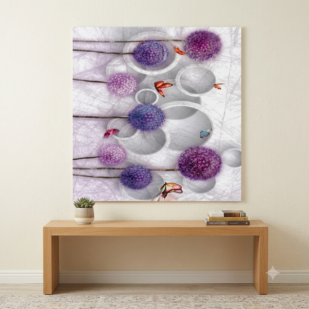 8D Home Decor Wall Art Panel | Premium Decorative Wall Sticker 16x26inch