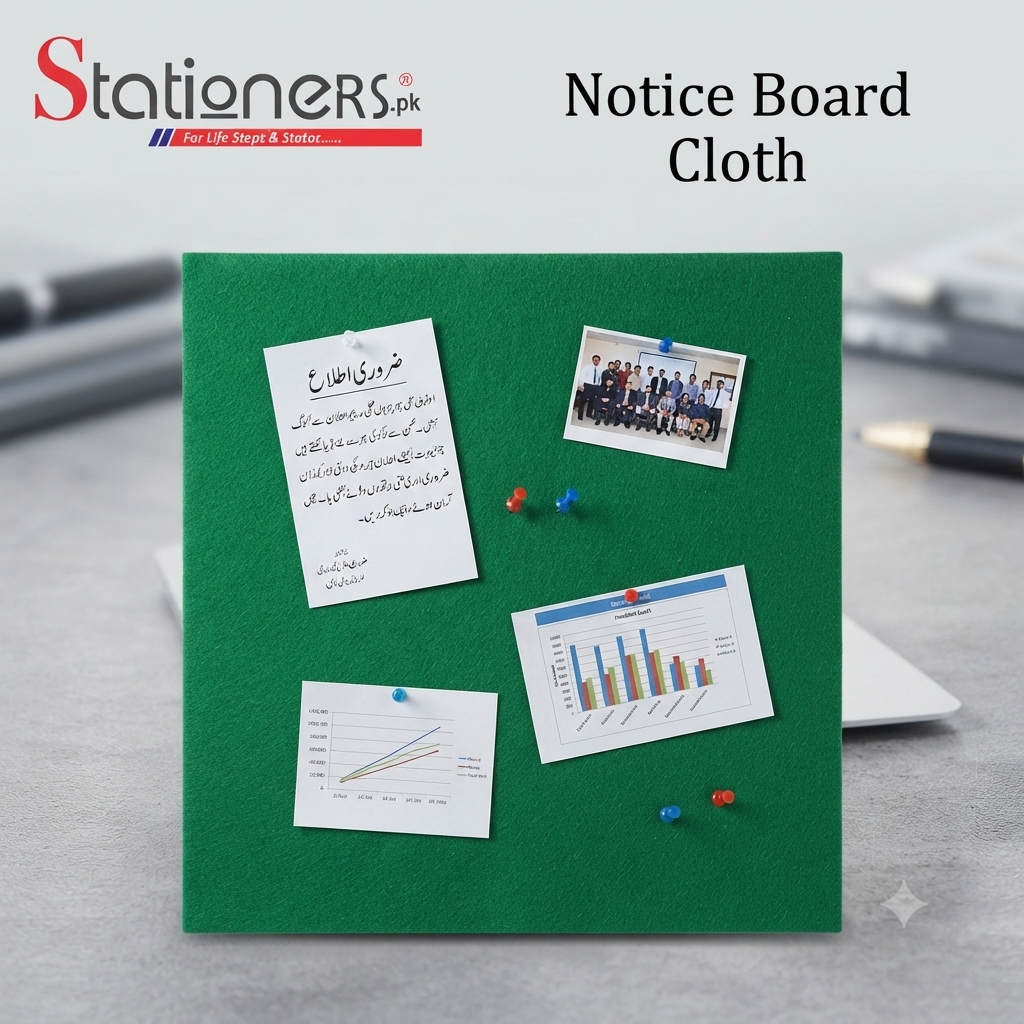 Notice Board Cloth 1 Meter (54" 25Y) - Green