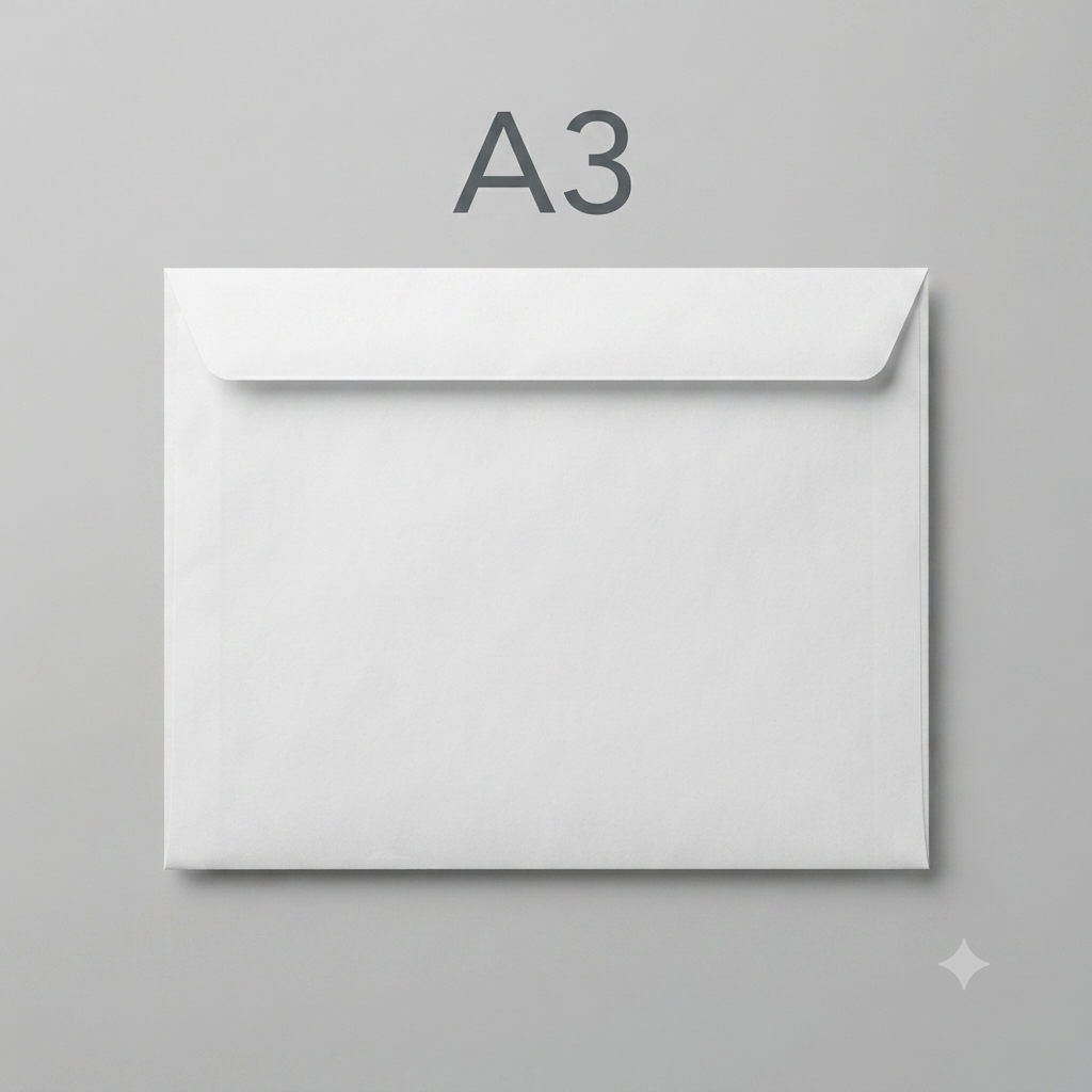 Paper Envelope White 80gm (Multiple Sizes Available)