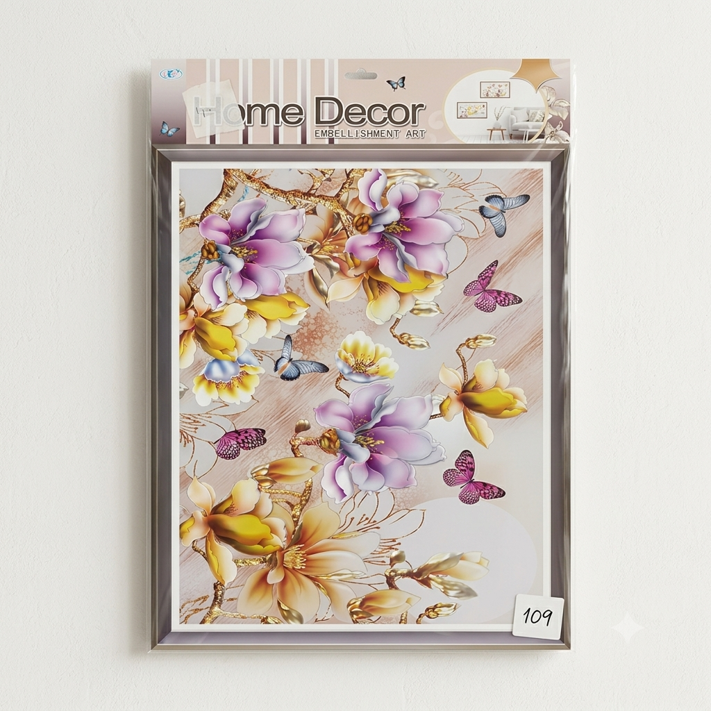8D Home Decor Wall Art Panel | Premium Decorative Wall Sticker 16x26inch