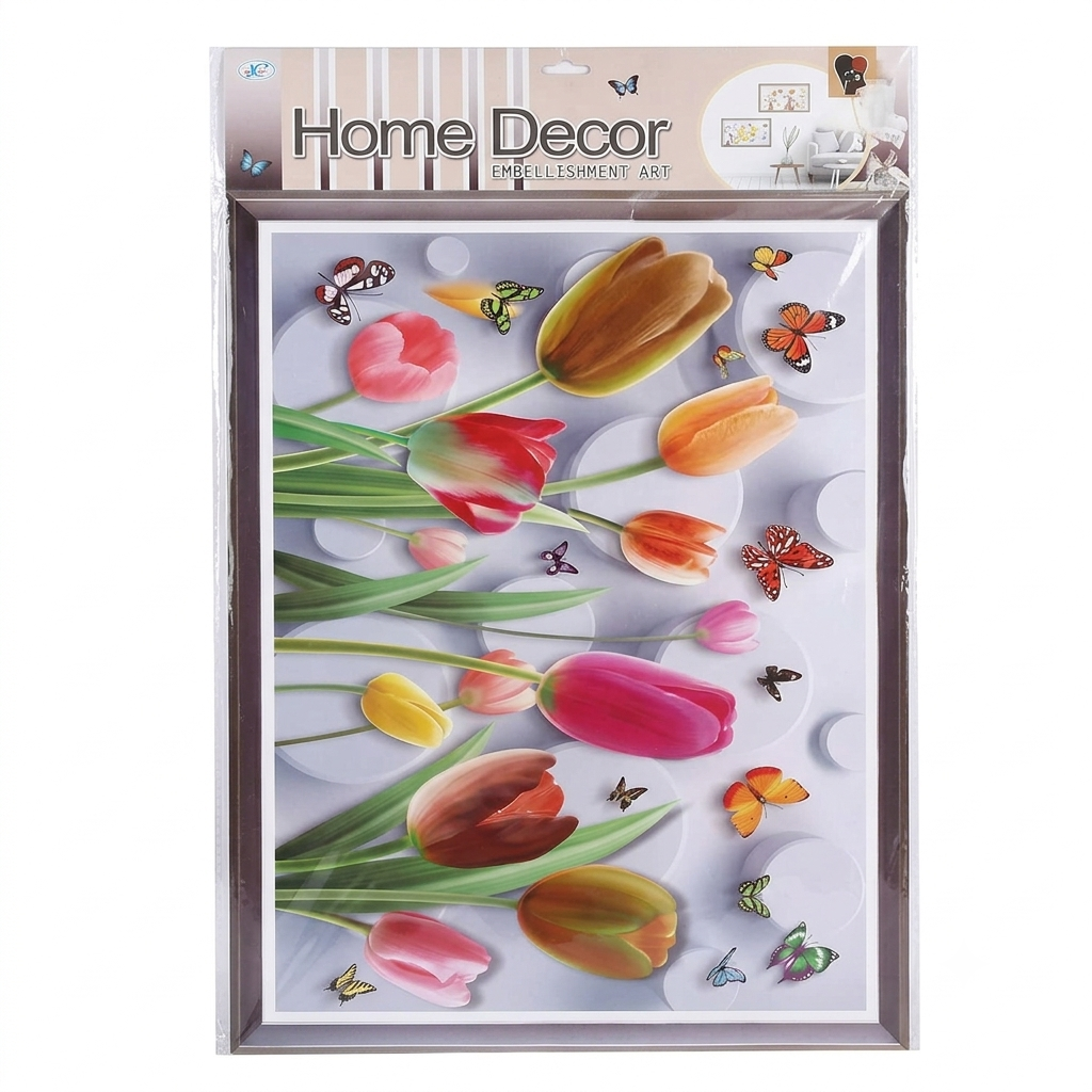 8D Home Decor Wall Art Panel | Premium Decorative Wall Sticker 16x26inch