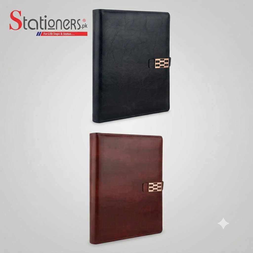 Note Book A/5 (9"x6.5") # Multicolour - Steel Rectangle Lock