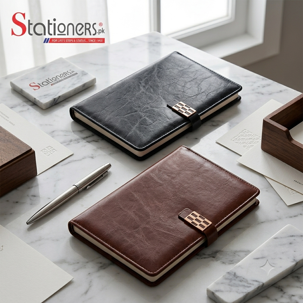 Note Book A/5 (9"x6.5") # Multicolour - Steel Rectangle Lock