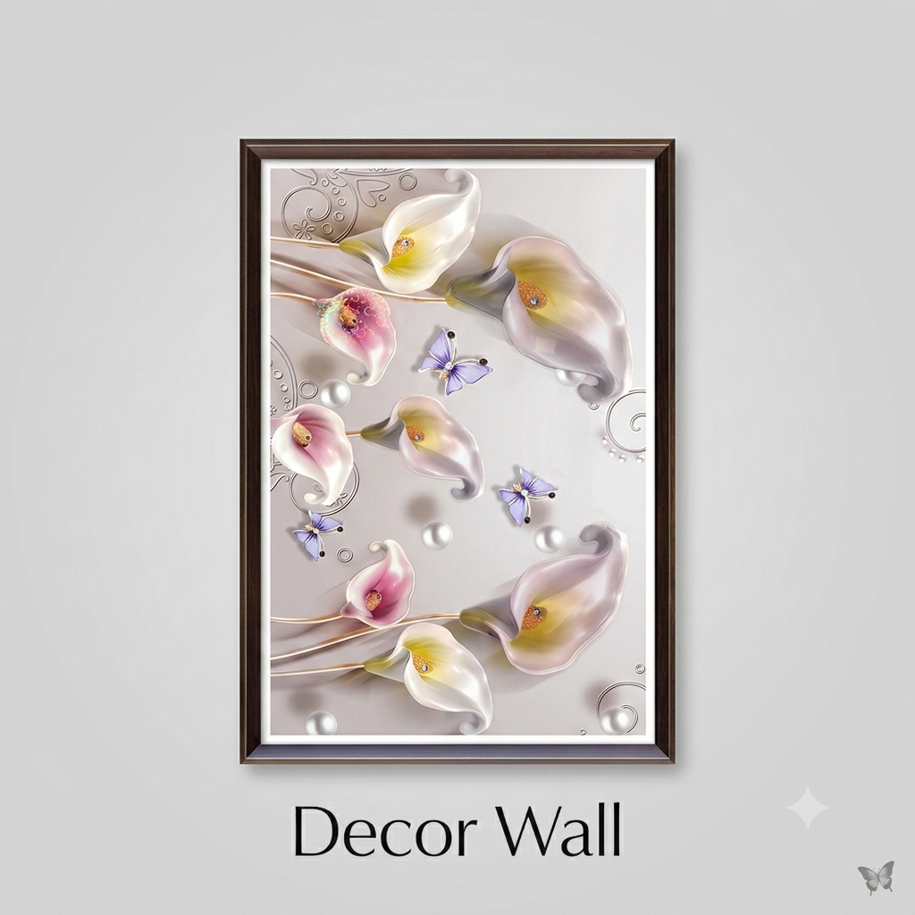 8D Home Decor Wall Art Panel | Premium Decorative Wall Sticker 16x26inch