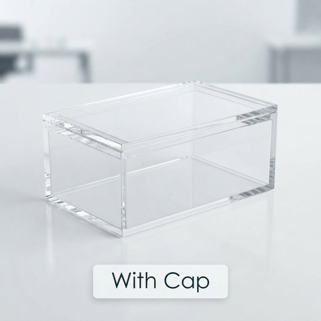 Visiting Card Holder Transparent – Small, Large & With Cap