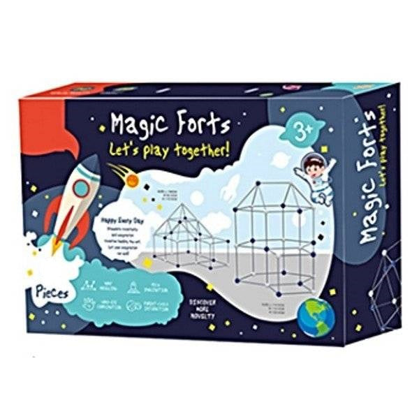 Giant pole assembly game for the yard - Magic forts 69Pcs
