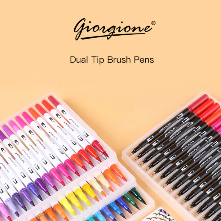 Giorgione Signature Dual Tip Watercolor Brush Pen